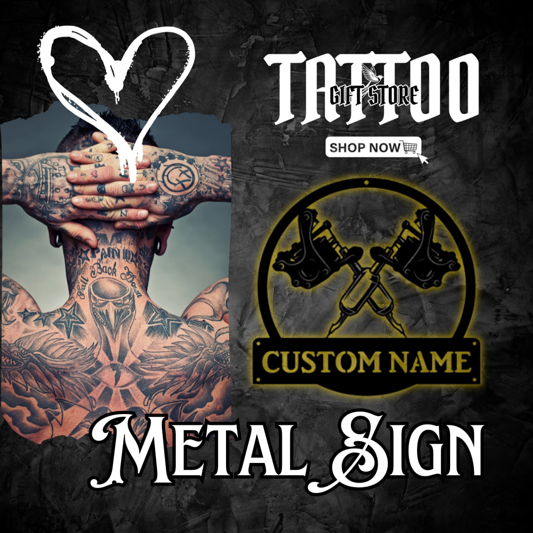 Tattoo Gift metalsign