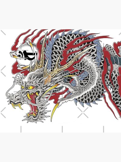 Kazuma Kiryu Dragon Tattoo Horizontal Tapestry Official Tattoo Gifts Merch