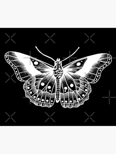 White Butterfly Tattoo Tapestry Official Tattoo Gifts Merch