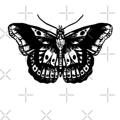 Harrys Butterfly Tattoo (Minimalistic Ink) | Also As A Pattern Tote Bag Official Tattoo Gifts Merch