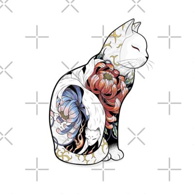 Kitsune Cat Tattoo Tote Bag Official Tattoo Gifts Merch