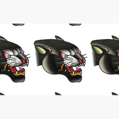 Traditional Panther Head Tattoo Design Mug Official Tattoo Gifts Merch