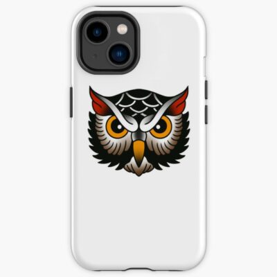 Traditional Owl Head Iphone Case Official Tattoo Gifts Merch