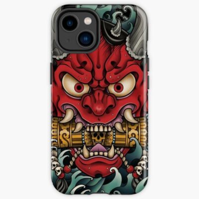 Oni Mask Japanese Culture Art M Byte Iphone Case Official Tattoo Gifts Merch