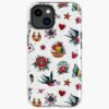 Retro Tattoo Print Iphone Case Official Tattoo Gifts Merch