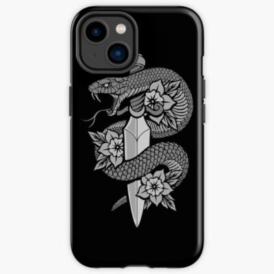 Snake & Dagger Iphone Case Official Tattoo Gifts Merch