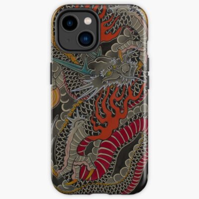 Japanese Irezumi Tattoo Inspired Dragon. Iphone Case Official Tattoo Gifts Merch