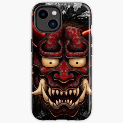 Tattoo Style Silver Oni Iphone Case Official Tattoo Gifts Merch