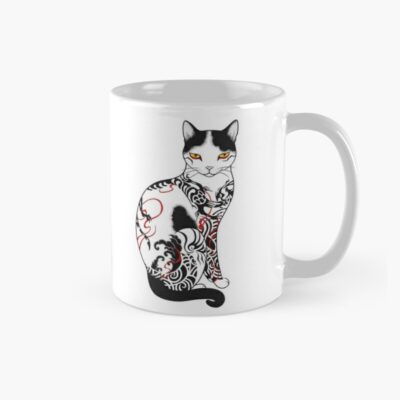 Cat In Battling Dragon Love Mates Tattoo Mug Official Tattoo Gifts Merch