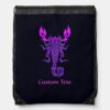 purple celtic knot scorpion drawstring bag r16924e4976654686a32012a01b5f58d8 zffcx 1000 - Tattoo Gift Store