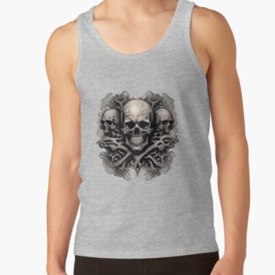 Flash Tattoo Traditional Skull Tank Top Official Tattoo Gifts Merch