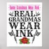 real grandmas wear ink tattoo tattooed grandmother poster r1f4b21b816c24eafa62c6aefee4de09c wva 8byvr 1000 - Tattoo Gift Store