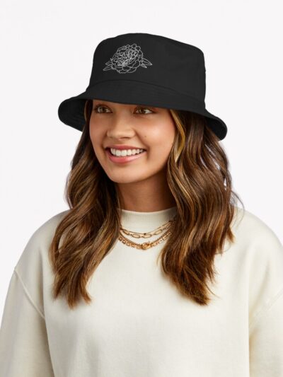 Dark Peony Bucket Hat Official Tattoo Gifts Merch