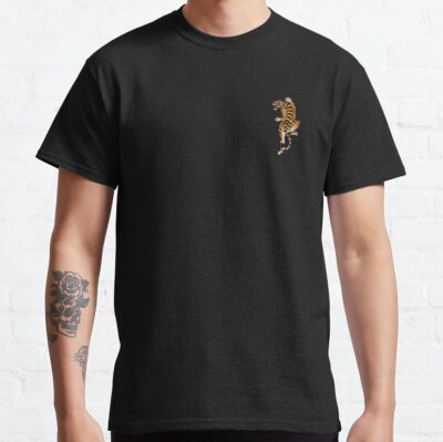 Traditional Tattoo Tiger T-Shirt Official Tattoo Gifts Merch