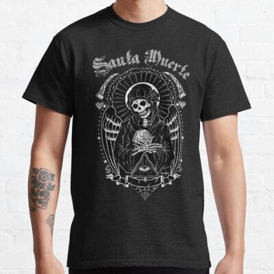 Holy Death Santa Muerte T-Shirt Official Tattoo Gifts Merch