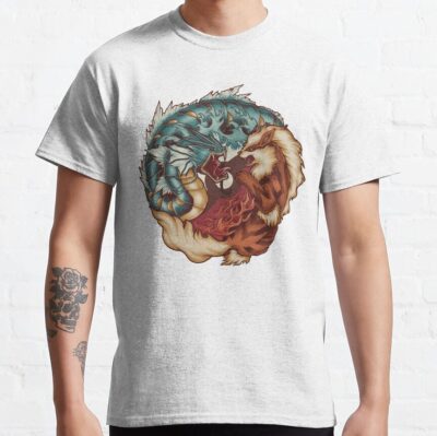 The Tiger And The Dragon T-Shirt Official Tattoo Gifts Merch