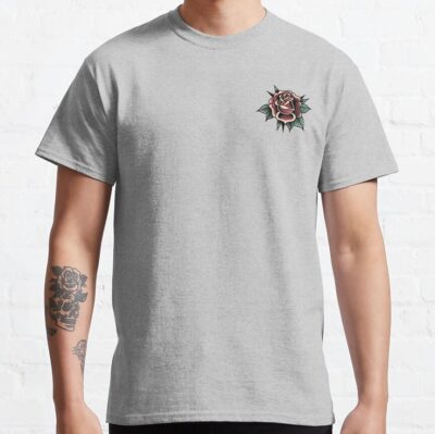 Rose Traditional Tattoo T-Shirt Official Tattoo Gifts Merch