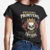 Tattooed Painter Gift House Painting Craftman Paint T-Shirt Official Cow Anime Merch