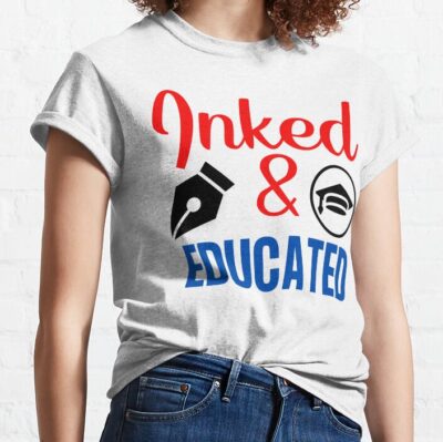 Inked And Educated T-Shirt Official Cow Anime Merch