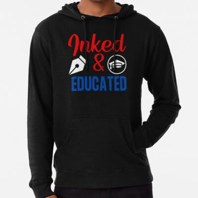 Inked And Educated Hoodie Official Cow Anime Merch