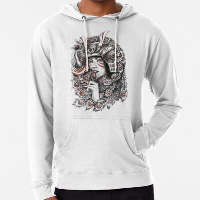 Peacock Samurai Hoodie Official Tattoo Gifts Merch