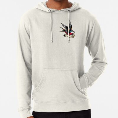 Traditional Swallow - Love Hoodie Official Tattoo Gifts Merch