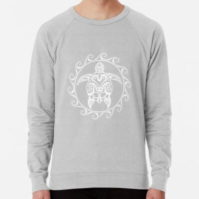 White Tribal Turtle Sweatshirt Official Tattoo Gifts Merch