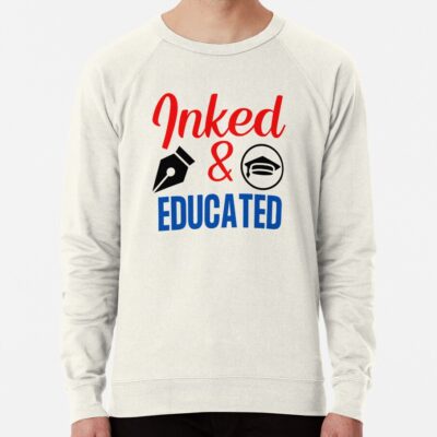 Inked And Educated Sweatshirt Official Cow Anime Merch