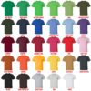 t shirt color chart - Tattoo Gift Store