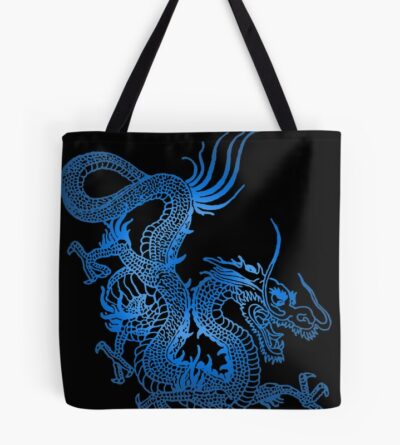 Blue Chinese Dragon Tote Bag Official Tattoo Gifts Merch