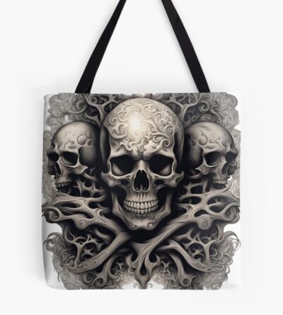 Flash Tattoo Traditional Skull Tote Bag Official Tattoo Gifts Merch