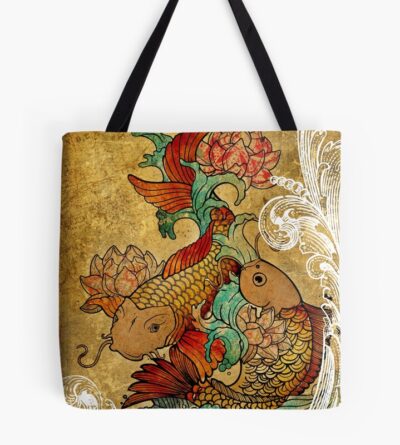 Koi (Version2) Tote Bag Official Tattoo Gifts Merch