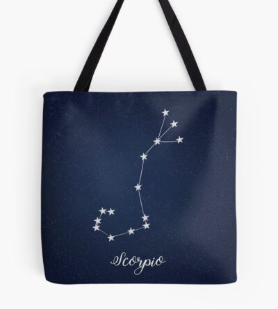 Scorpio Constellation Tote Bag Official Tattoo Gifts Merch