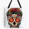 Frida Calavera Tote Bag Official Tattoo Gifts Merch