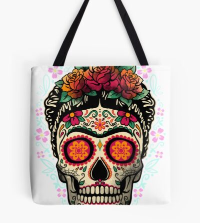 Frida Calavera Tote Bag Official Tattoo Gifts Merch