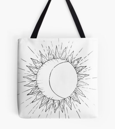 Linework Sun Moon Tote Bag Official Tattoo Gifts Merch