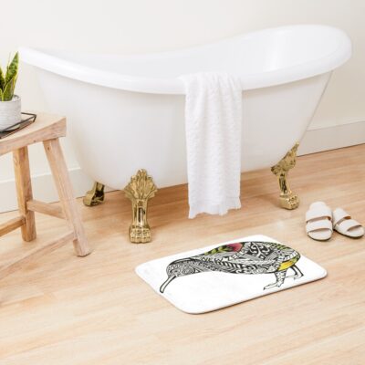 New Zealand Kiwi Bath Mat Official Tattoo Gifts Merch