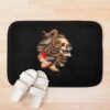 Lady Head With Snake Tattoo Bath Mat Official Tattoo Gifts Merch