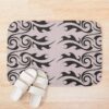  Maori Swirl Tattoo. Tribal Wavy  Element. By Mill2023 Bath Mat Official Tattoo Gifts Merch