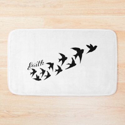 'Faith' Bath Mat Official Tattoo Gifts Merch