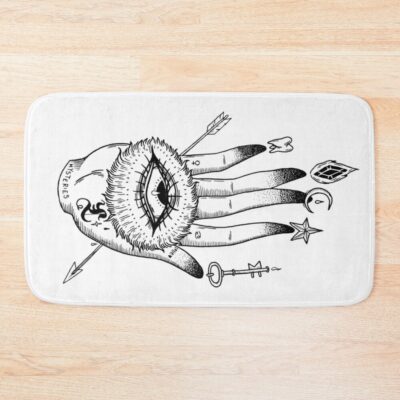 Hand Of Mysteries Bath Mat Official Tattoo Gifts Merch