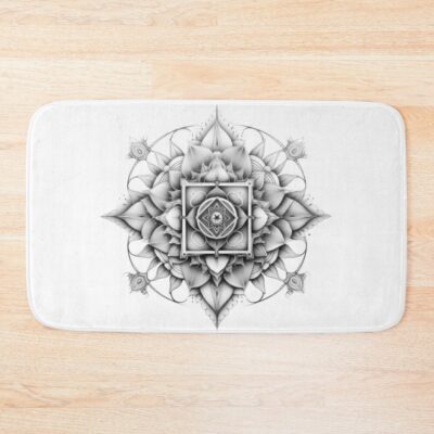 Thai Tattoo 2: Thai Sak Yant Tattoo Design Bath Mat Official Tattoo Gifts Merch