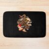 Lady Head With Snake Tattoo Bath Mat Official Tattoo Gifts Merch