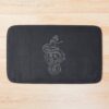 White Viper  Line Art Snake Bath Mat Official Tattoo Gifts Merch