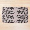 Maori Swirl Tattoo. Tribal Wavy  Element. By Mill2023 Bath Mat Official Tattoo Gifts Merch