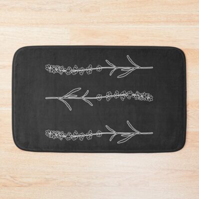 Lavender Twig Bath Mat Official Tattoo Gifts Merch