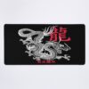 Japanese Dragon Tattoo Style Kanji Lettering Nagoya City Japan Black Mouse Pad Official Tattoo Gifts Merch