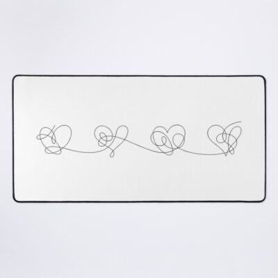 Love Yourself Bts Heart Tattoo Mouse Pad Official Tattoo Gifts Merch