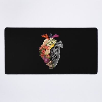 Flower Heart Spring By Tobe Fonseca Mouse Pad Official Tattoo Gifts Merch