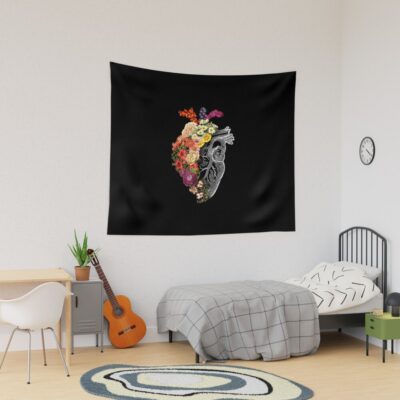 Flower Heart Spring By Tobe Fonseca Tapestry Official Tattoo Gifts Merch